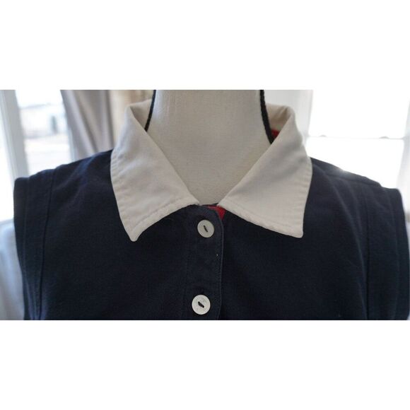 Brooks Brother Pro Sports	Women's Blue Sleeveless Tennis Dress - Size XL - Picture 8 of 12